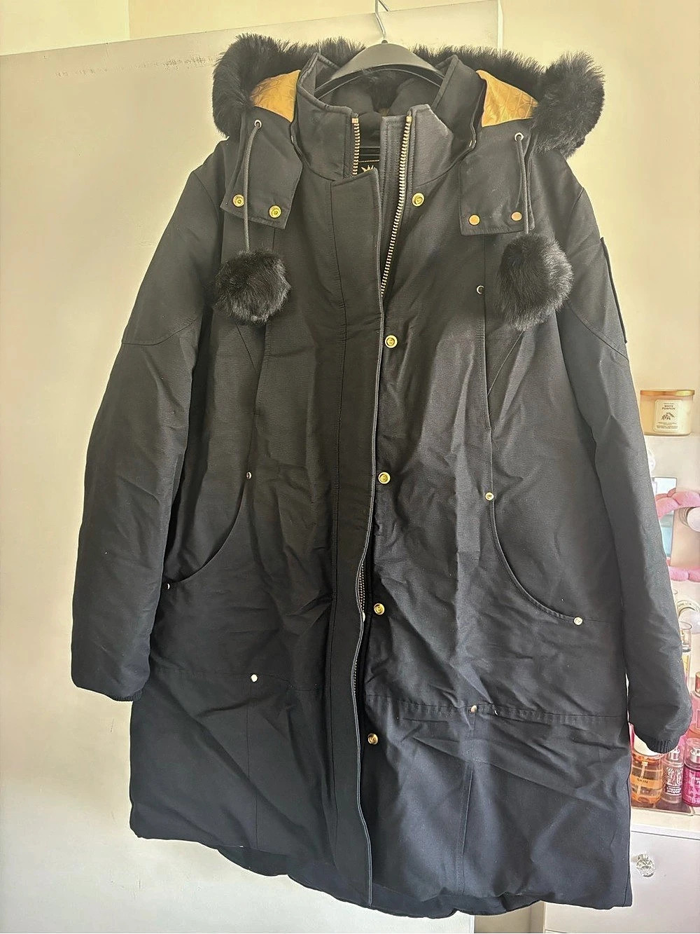 Moose Knuckles Gold Series Original Stirling Down Parka Black NWT
